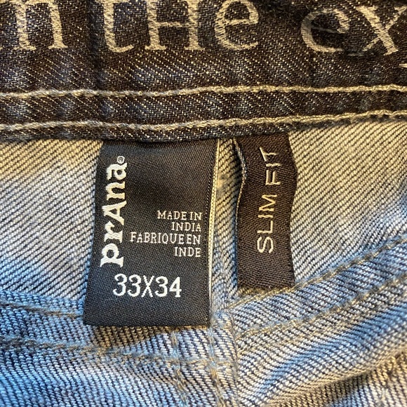 Prana Breathe Mens Slim Jeans 33x32 - Picture 6 of 10